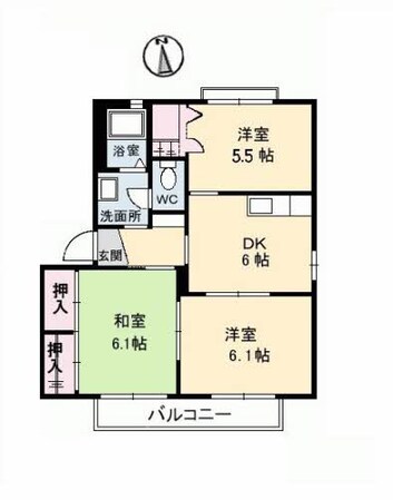 メゾン志津川の物件間取画像